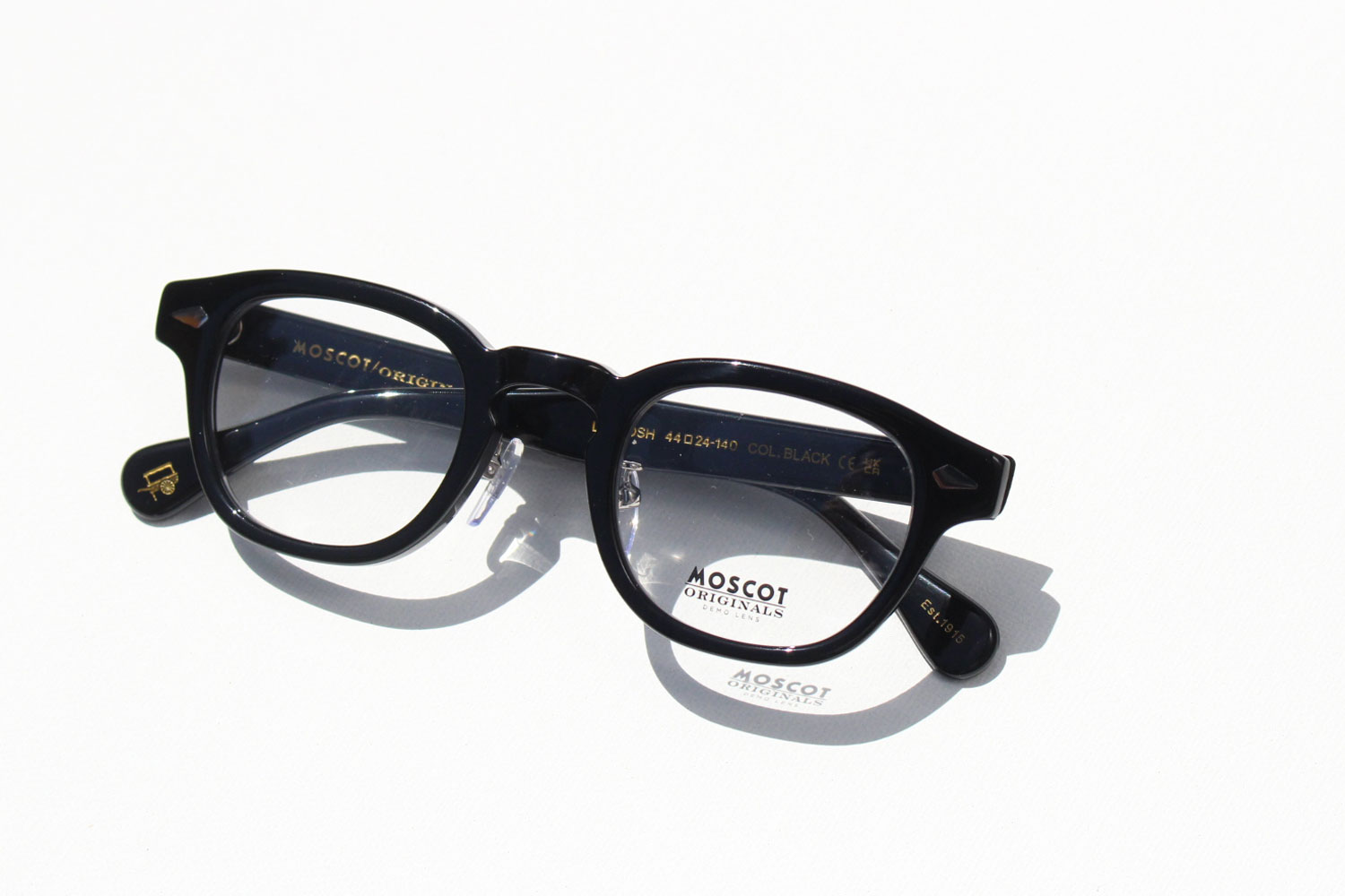 MOSCOT 【Lemtosh MP】BLACKの44size,【Lemtosh】TORTOISEの46size 